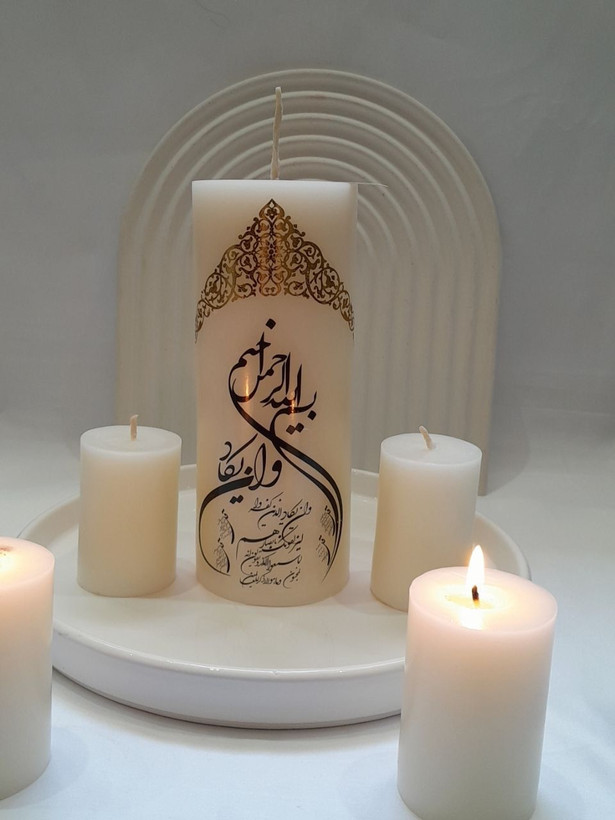 شمع استوانه ساده قطر 8