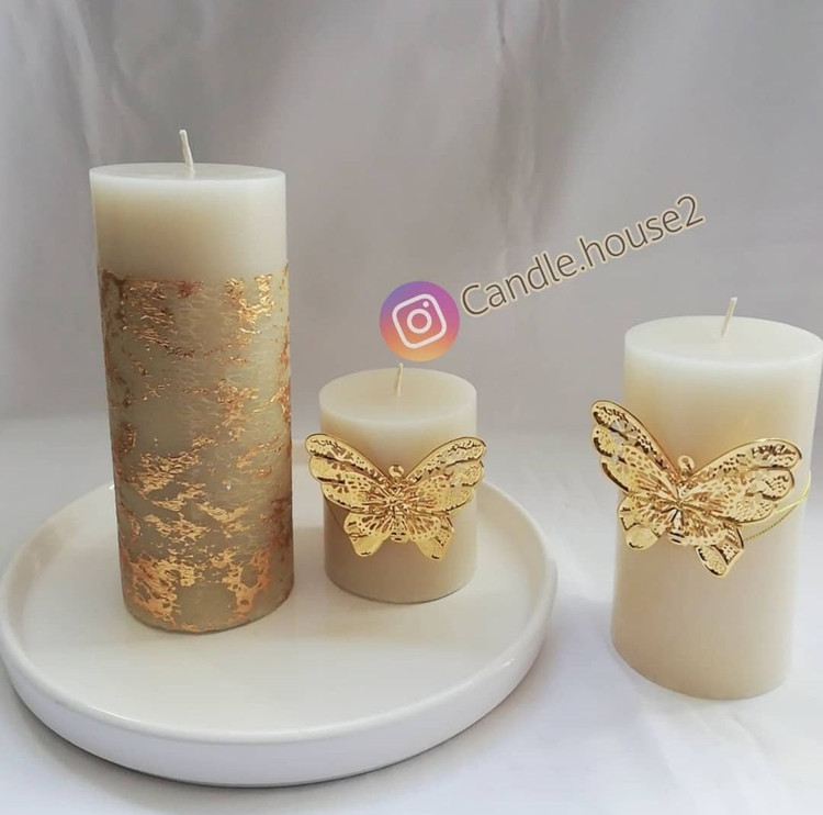 شمع استوانه ساده قطر 8