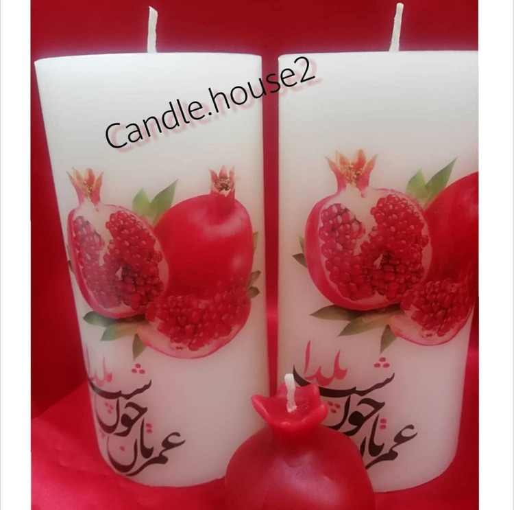 شمع استوانه ساده قطر 8